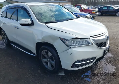 2014 Acura Mdx из США, поврежденный, VIN 5FRYD3H22EB013340